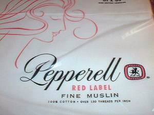 pending - pepperell muslin double sheet - two of them